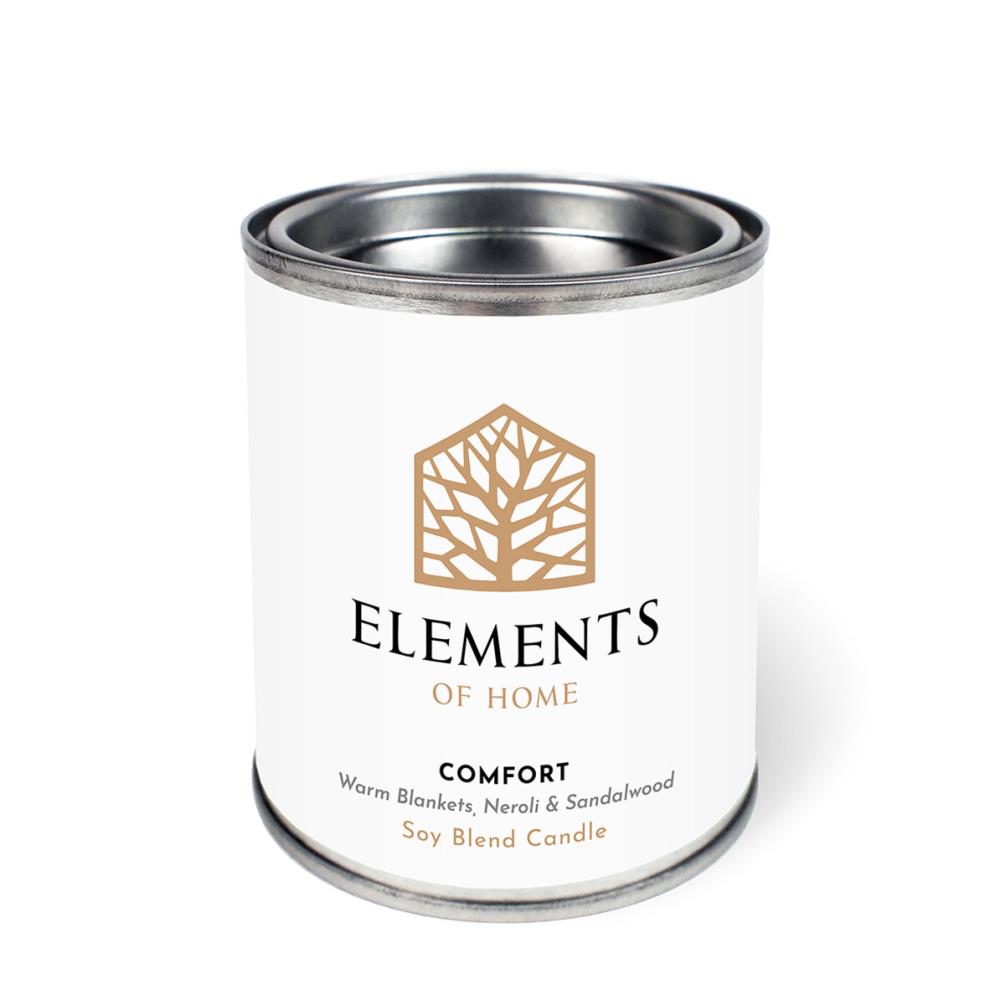 Elements of Home Comfort Tin Candle £8.99